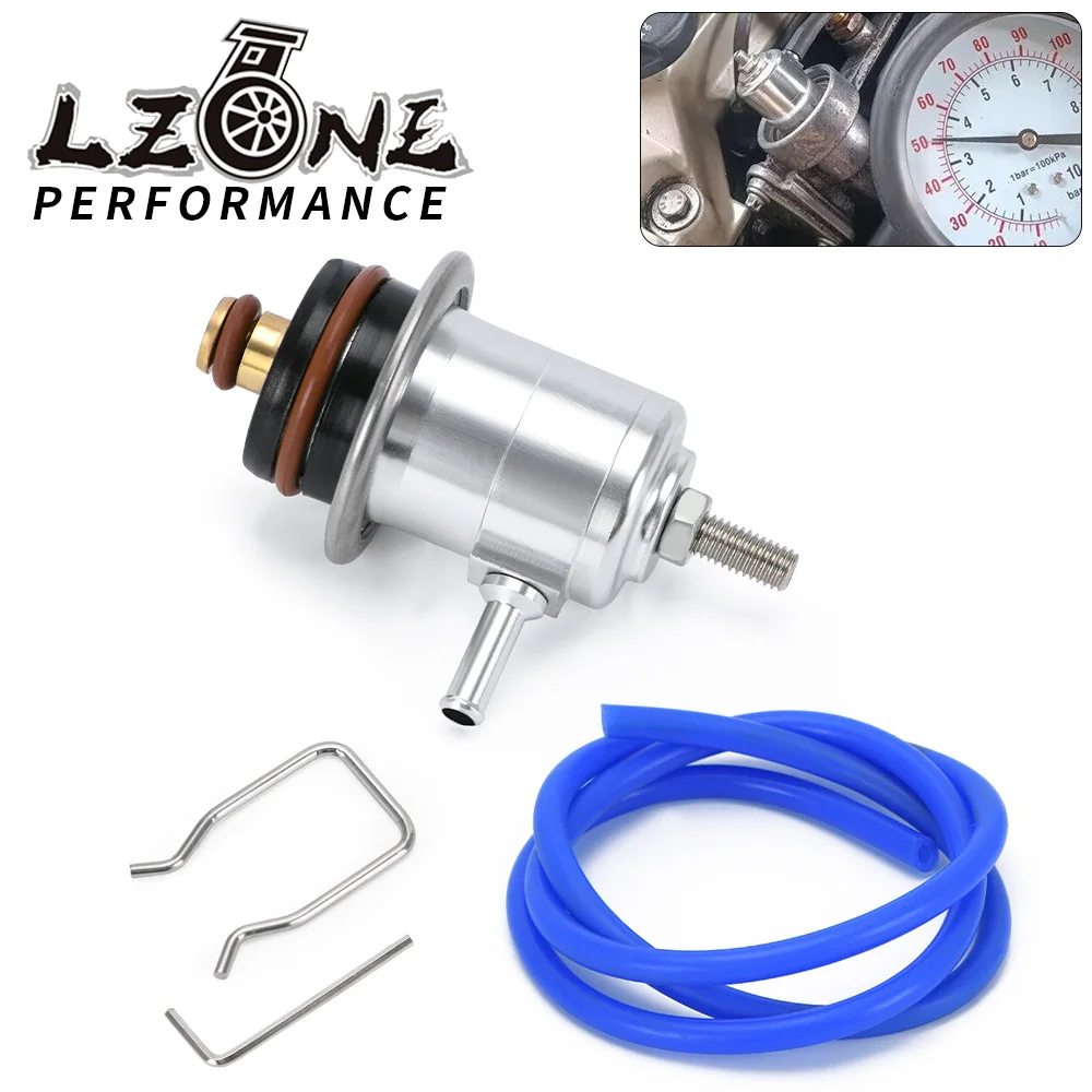 LZONE - Adjustable Fuel Pressure Regulator For VW Golf Jetta Passat Audi VAG Engine fuel Regulator fpr ALUMINUM JR-FPR99