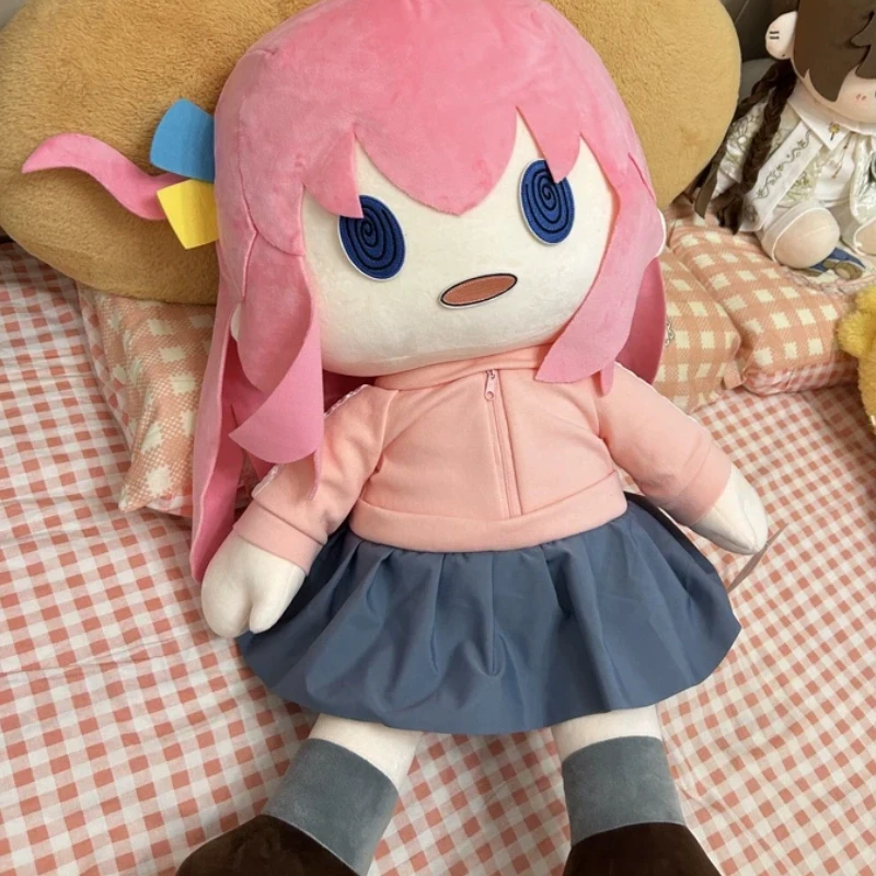 

Hitori Gotoh Q Version 70cm Large Plush Doll Replaceable Expressions Cute Anime Peripheral Room Decoration Birthday Gifts