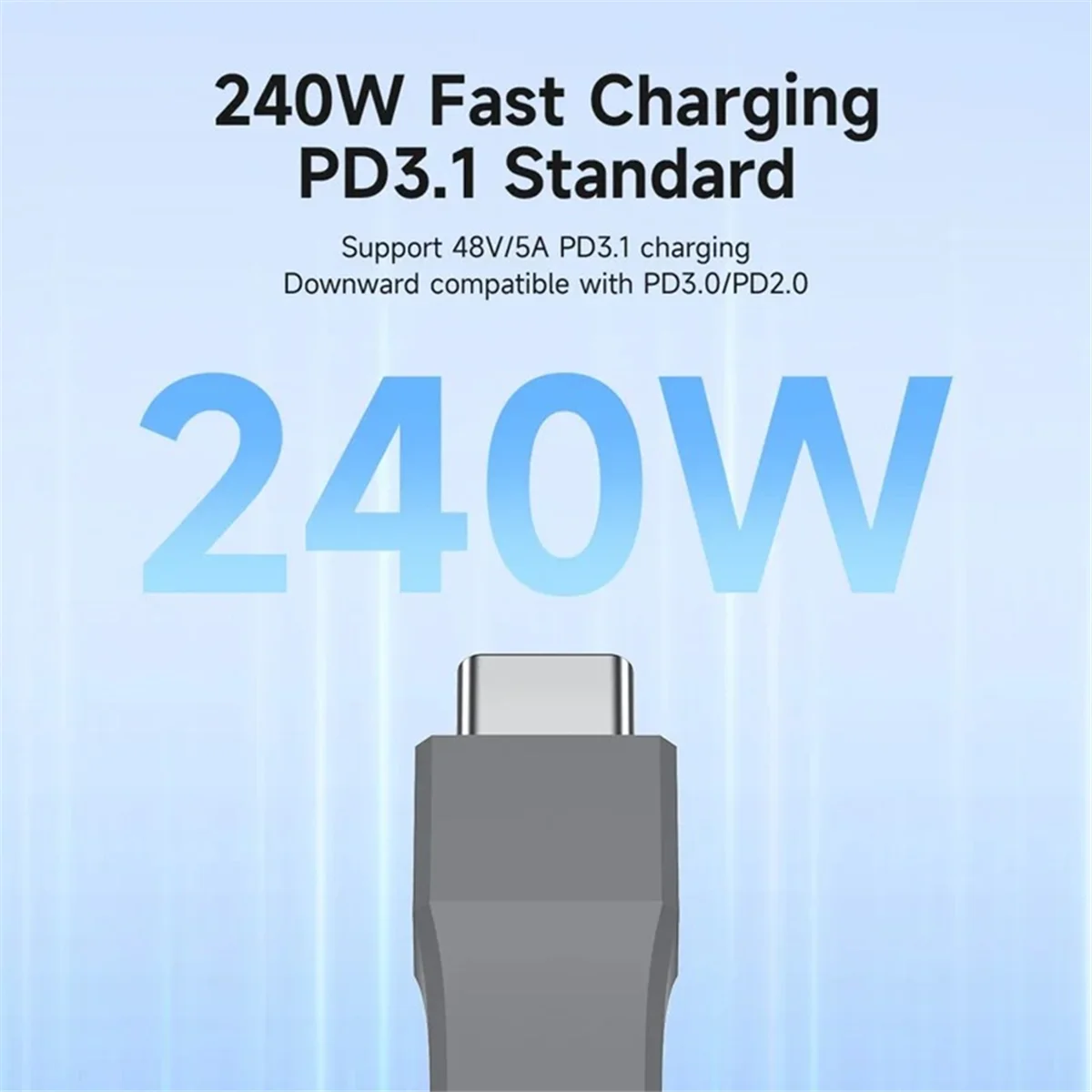 Daily 90 Degree Elbow Data Cable TYPE-C to TYPE-C Full-Function Connection Magnetic Hard Disk Box M2 for Phone Hard-Disk 100W
