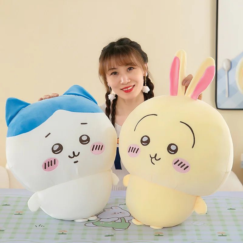 50cm Usagi Doll Chiikawa Cartoon Plush Toy Hachiware Plush Doll High Quality Oversized Pillow Girl Birthday Gift Super Cute