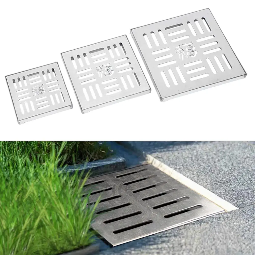 

Stainless Steel Drain Cover, Outdoor Drainage Cover, Rainwater Collection Channel Cover, Drainage Ditch Cover
