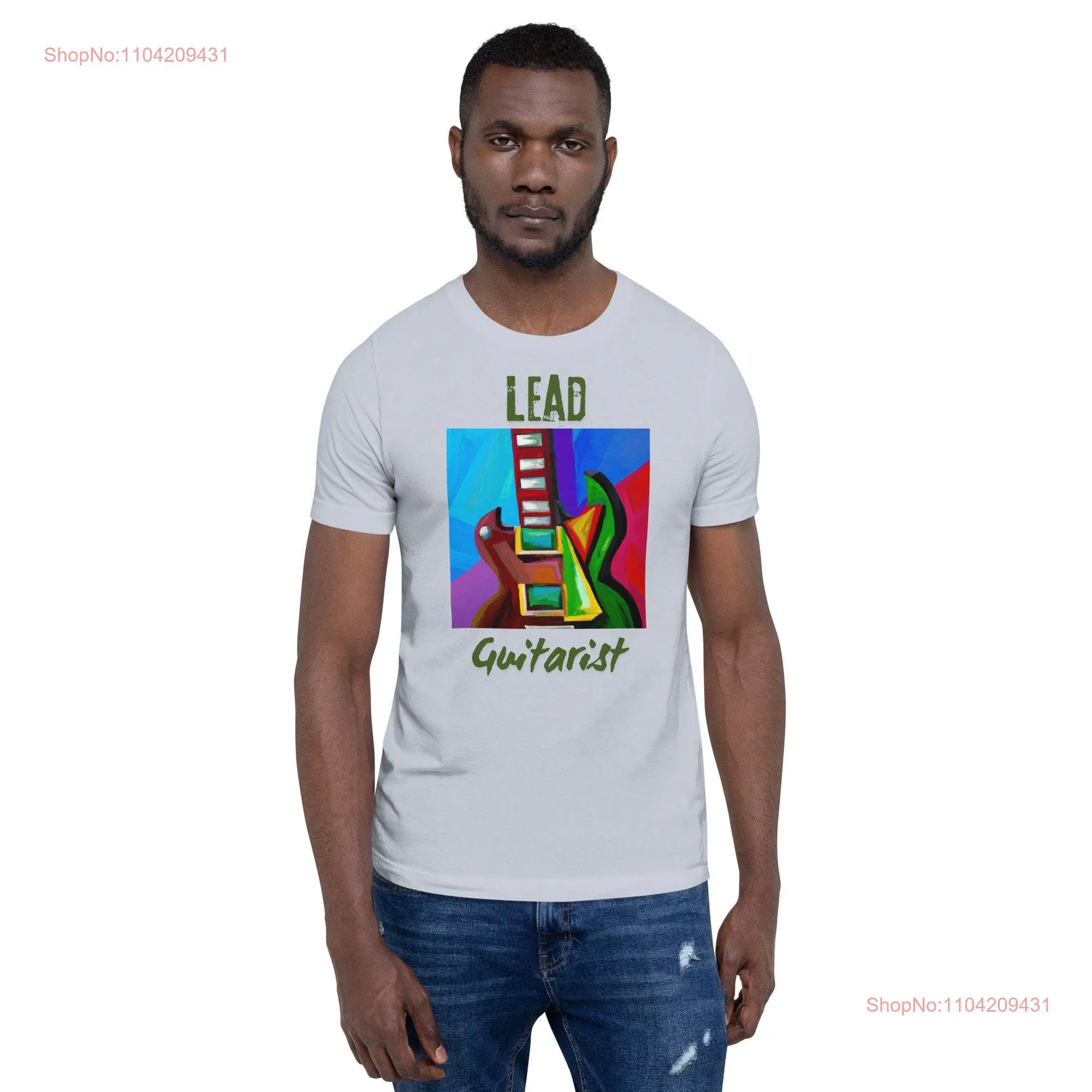 Lead Guitarist t shirt Music for musicians guitar players wannabes long or short sleeves