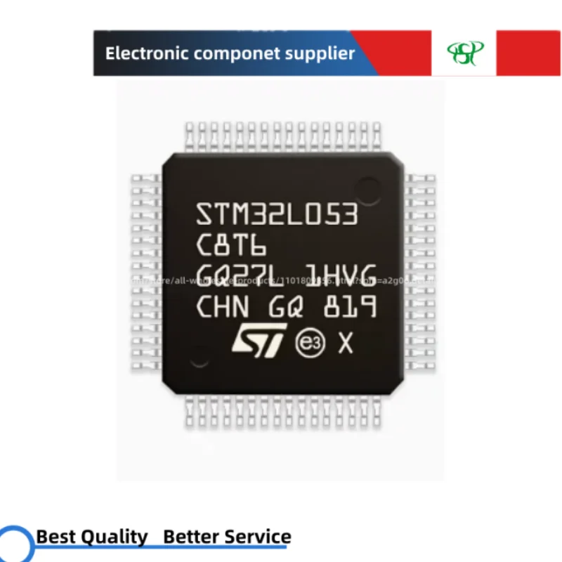 

5pcs STM32L053C8T6 STM32L 053C8T6 STM32L053 C8T6 LQFP-48 Low power consumption microcontroller chip of single chip microcomputer