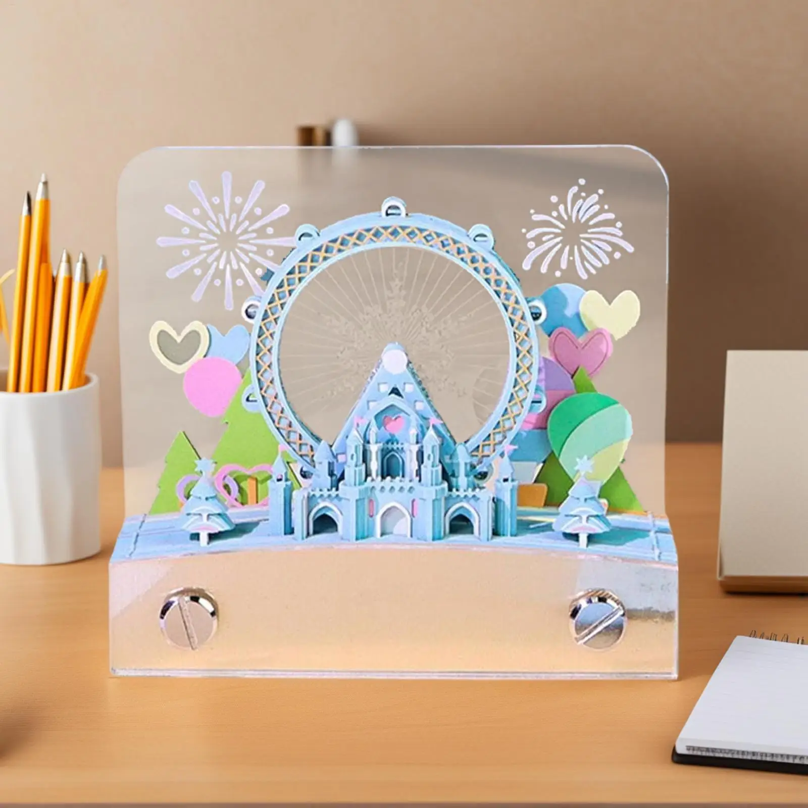Timepiece Calendar 2026 Time Piece Ferris Wheel Calendar 2026 Tearable Timepiece Sticky Notes For Work Schedule Planning