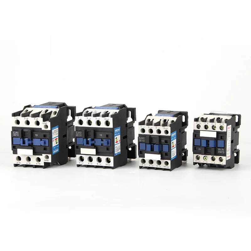 AC contactor CJX2-1210 0910 1810 2510 3210 380V 220V 1801 2501 09A 12A 18A industrial applicability 1 normally open