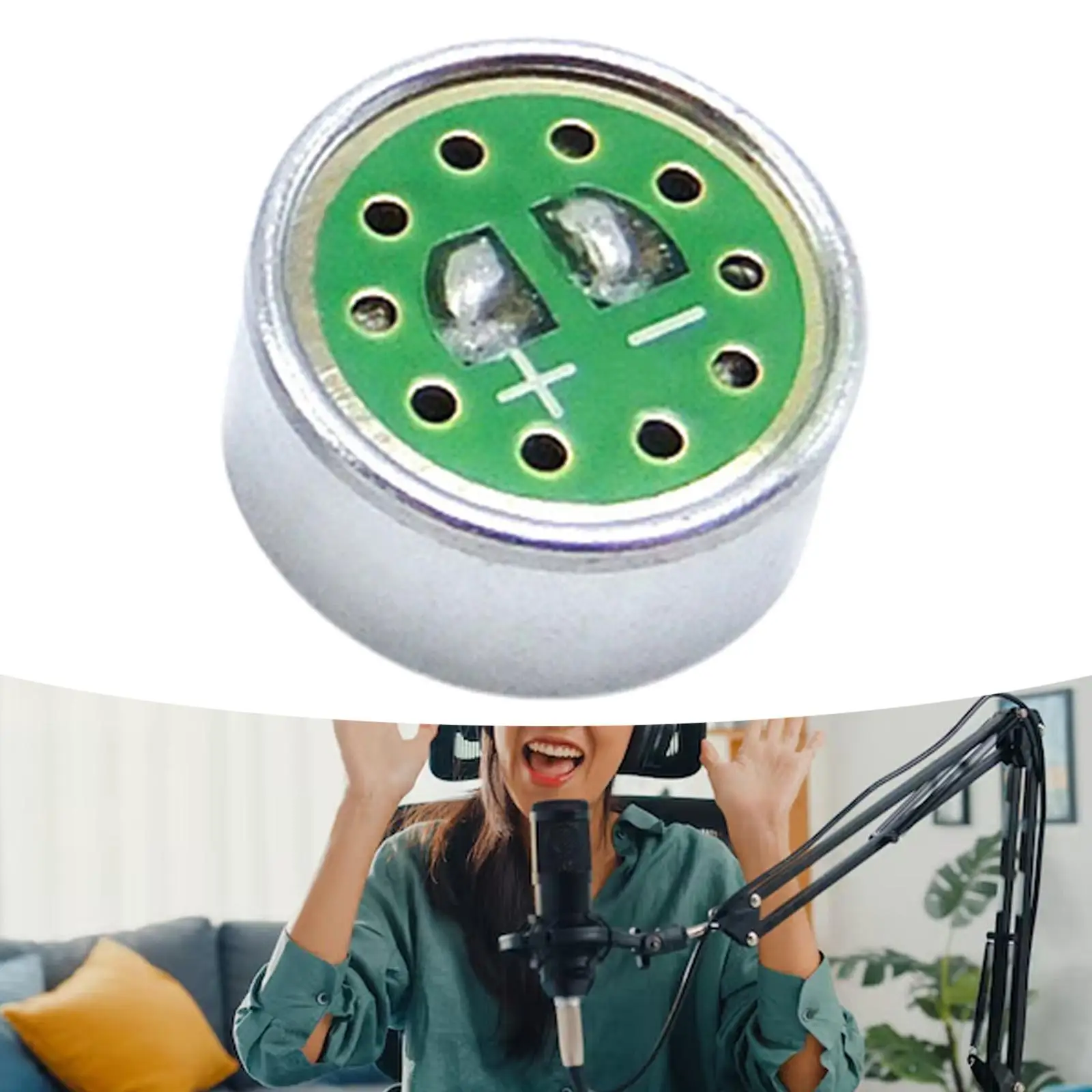 

Electret Condenser Mic Recording Condenser for Stage Performances Recordings