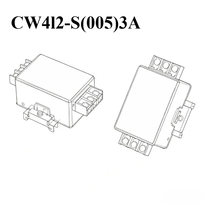 cw4l2-s-005-3a-～-40a-単相パワーフィルタ-cw4l2-バイポーラガイド端子台-220v-ac-emi-電源干渉防止