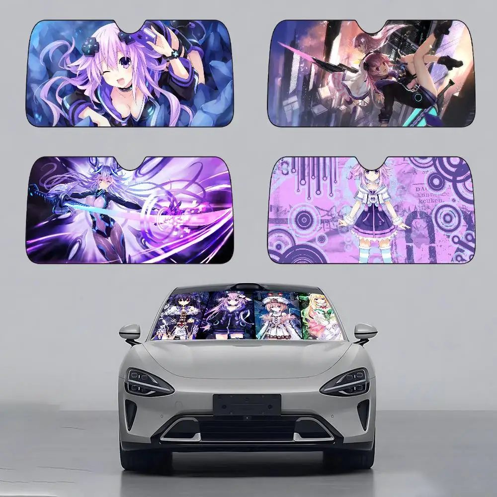 

H-Hyperdimension Neptune Car SunShade Car Windshield Universal Sun Shield Folding Visor Covers