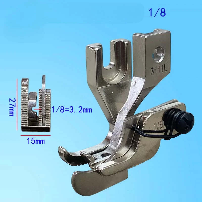 Synchronous machine 0303 movable gear high and low stop zipper unilateral positioning bright line S340 inner foot gear