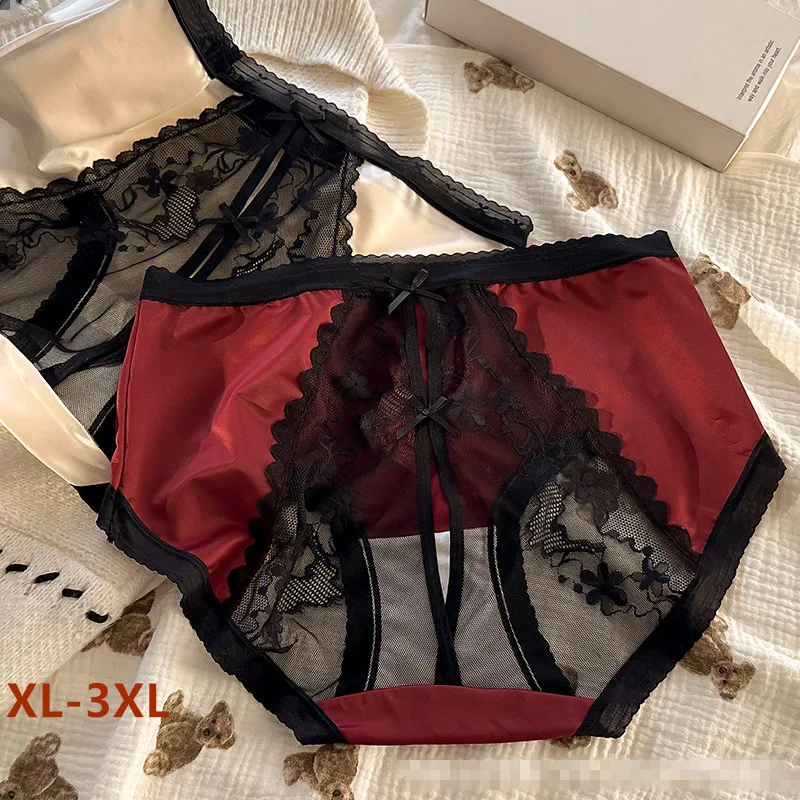 Sexy female lingerie Plus size ropa interior de mujer lace lingeries sexy  tоy for women underwear summer lenceria mesh panties