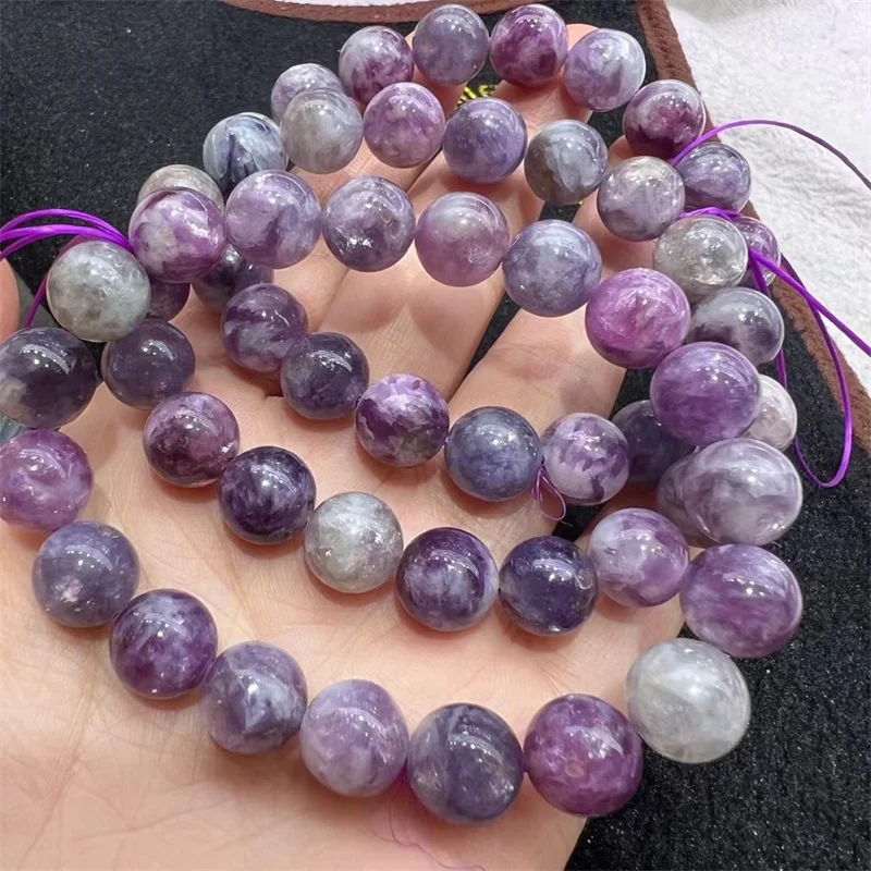 11MM Natural Grandmother Crystal Bracelet Women Fashion Sweet Reiki Healing Energy Strand Girls Jewelry Gift 1PCS