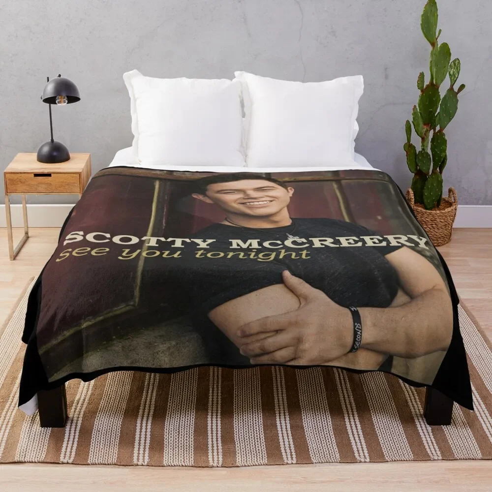 

Scotty McCreery see you tonight deluxe version Throw Blanket Luxury St fluffy Blankets