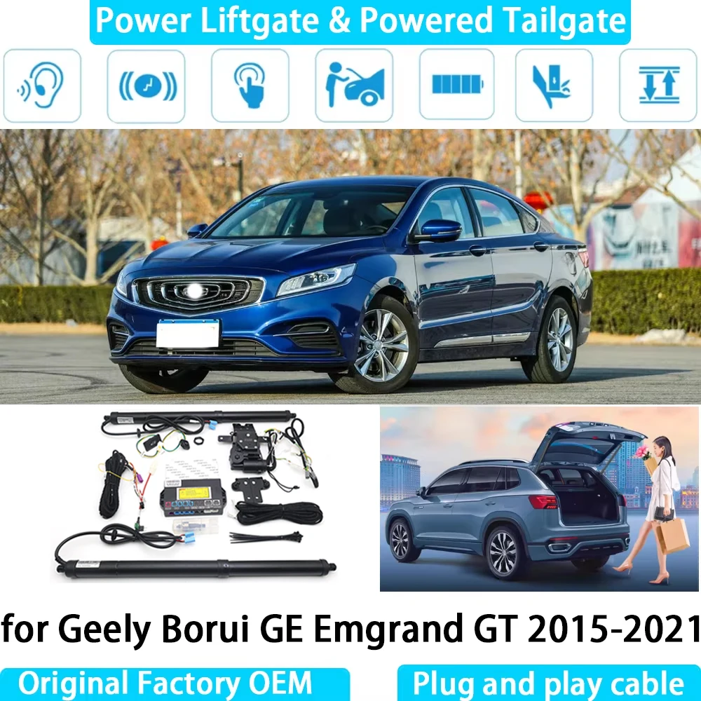 for Geely Borui GE Emgrand GT 2015-2021 Automatic Electric Power Liftgate Powered Tailgate Strut Tail Gate Lift System
