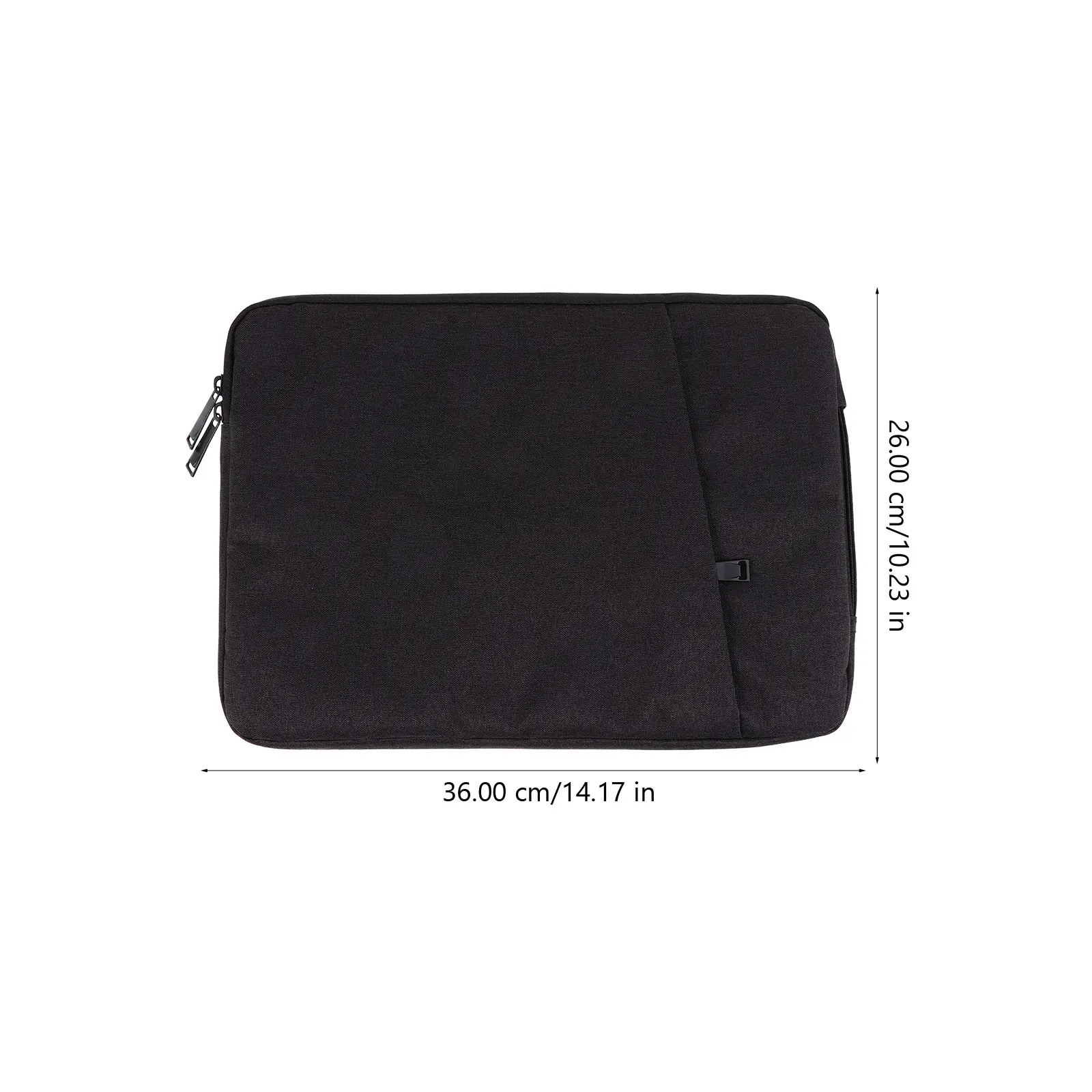 

Laptop Protective Case Black Polyester Holder Portable Sleeve Computer Bag Notebook Accessories Durable