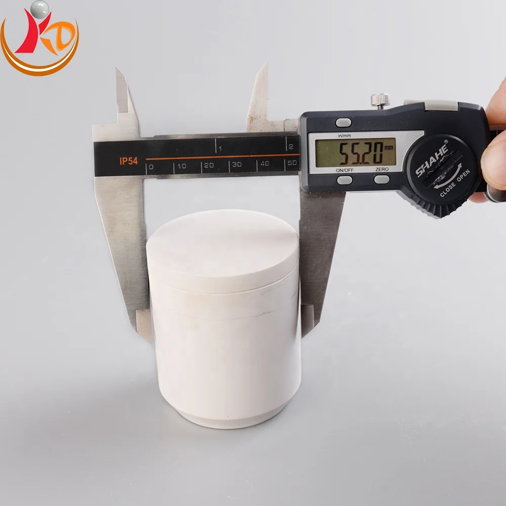 99% الألومينا السيراميك الكرة مطحنة جرة الألومينا طحن خزان 50 مل 3L #5