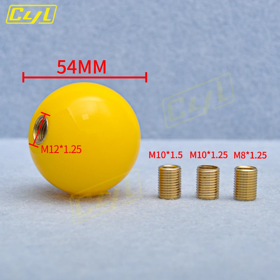 JDM Car Accessories Smile Face Gear Shift Knob Universal Round Ball Shape Racing Shifter Knob