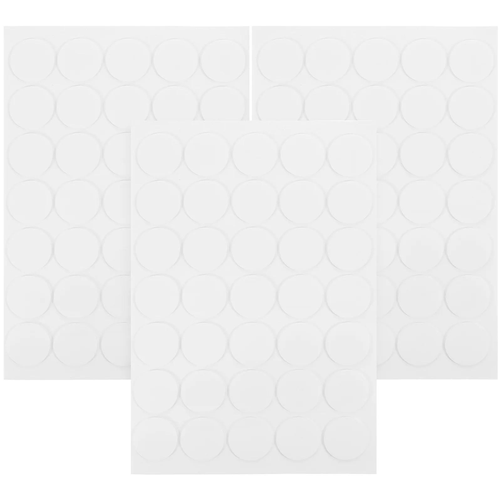 

Double Sided Adhesive Dots 3 Sheets Round Strong Sticky Fixers Transparent No Trace For Home Office Wall Stickers Decor