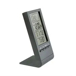 Electronic Digital Temperature Humidity Meter Thermometer Hygrometer Indoor Outdoor Weather Station Mini Clock