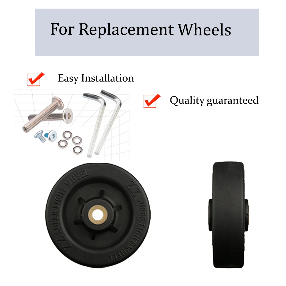 Durable 360 Rotation AK05 Suitcase Single Wheel Luggage Caster Replacement Trolley Case Repair Roller