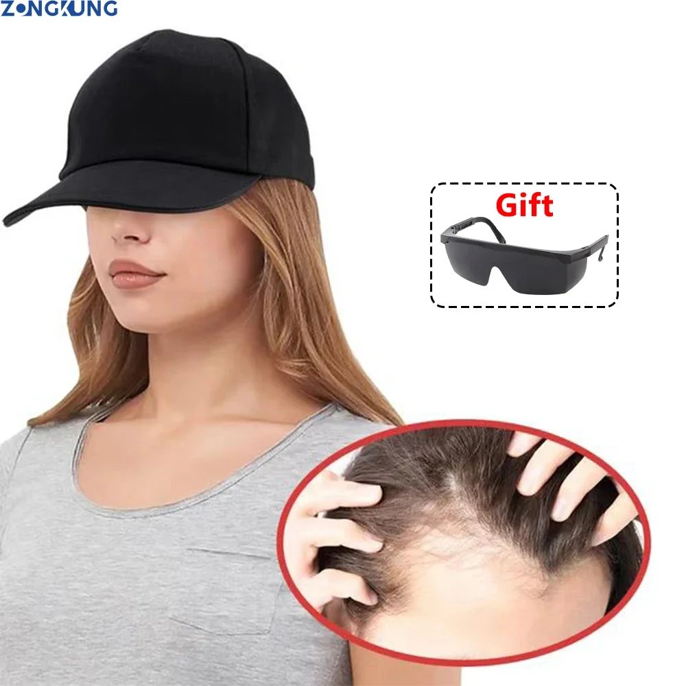 ZONGKUNG YENI 96 Adet Kızılötesi LED'ler 660nm ve 850nm Kırmızı Işık Saç Büyüme Kap Saç Çıkma için Anti Saç