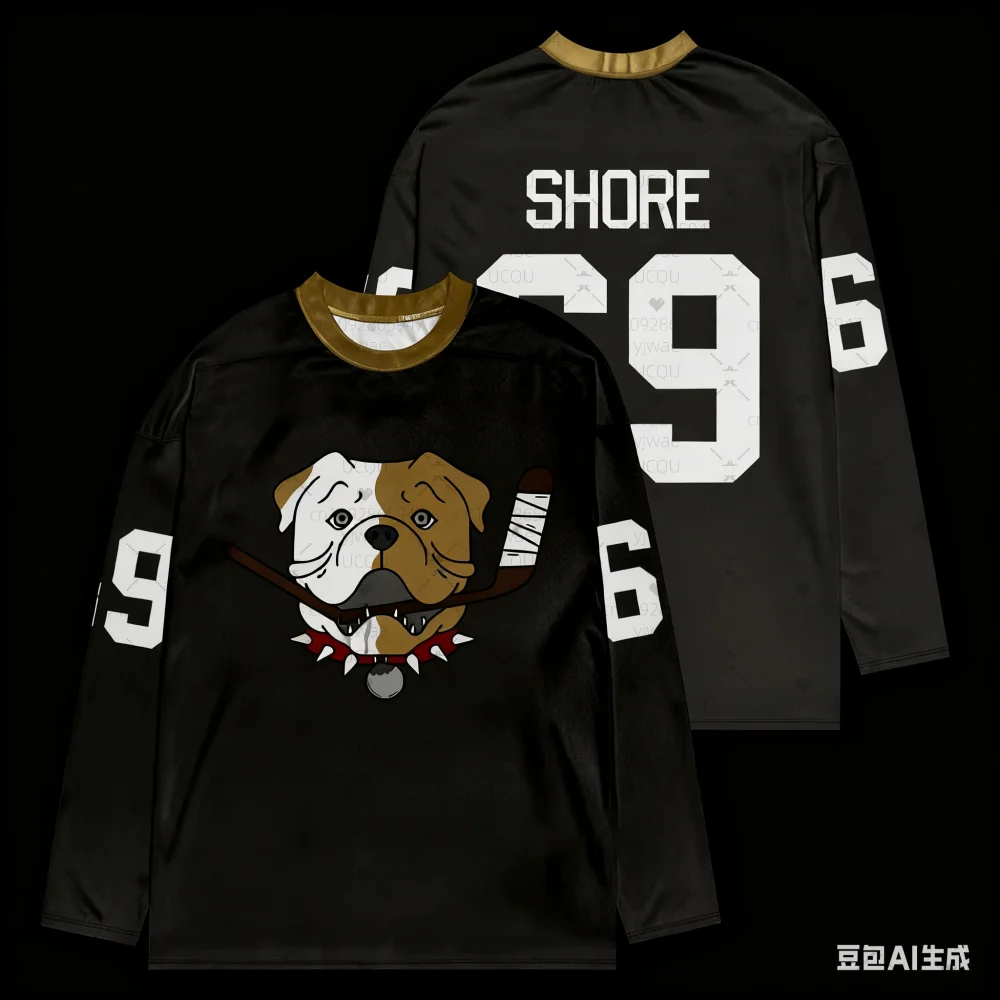2025 Autumn Men Shoresy Shore 69 Sudbury Bulldogs Hockey Jersey O-Neck T-Shirts Unisex Fashion Men Casual Hiphop Streetwear Tee