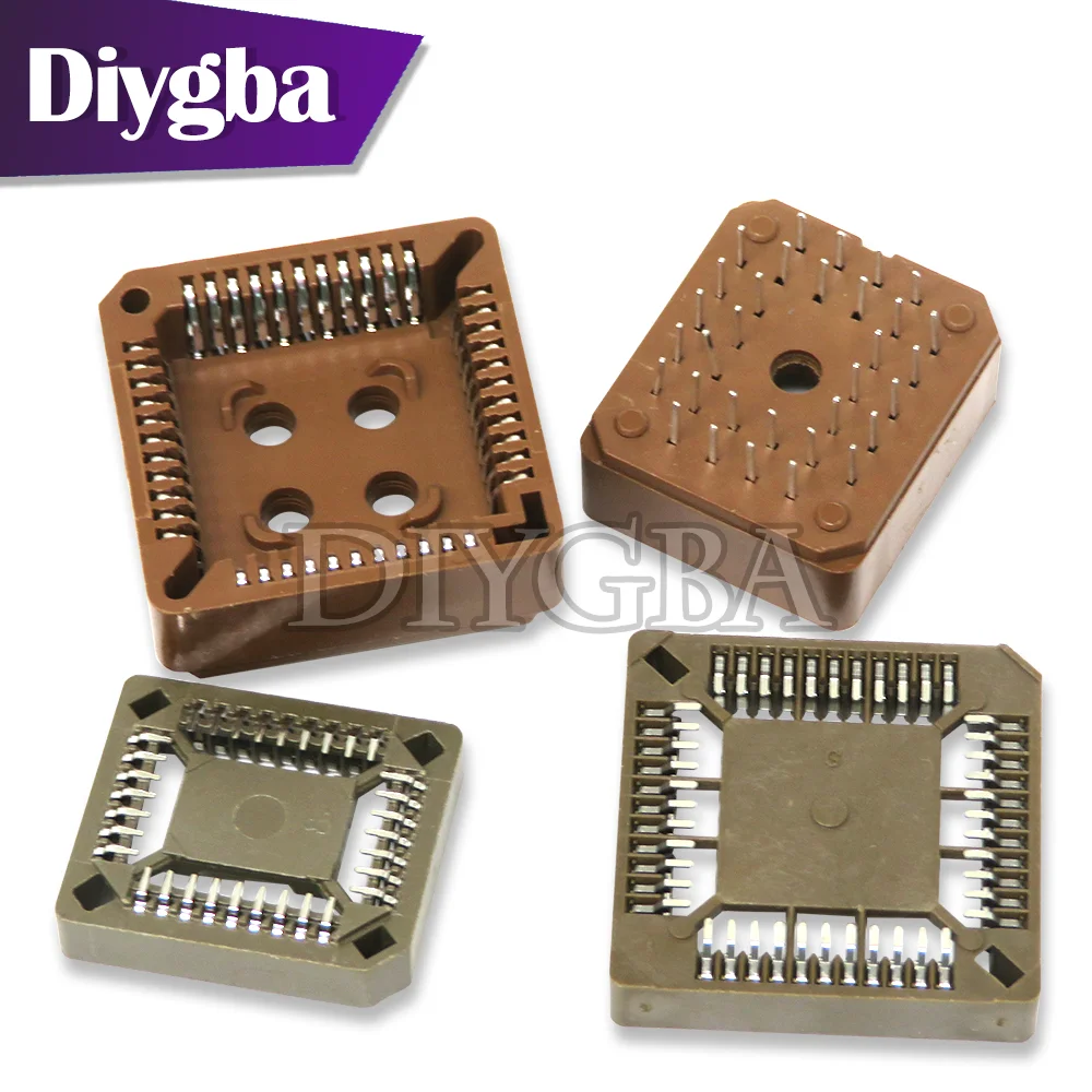 Adaptador de enchufe PLCC IC, 5 piezas, SMD DIP, 32 Pines, 44 Pines, 68 Pines, 84 pines, PLCC, PLCC32, PLCC44, PLCC68, PLCC84, nuevo