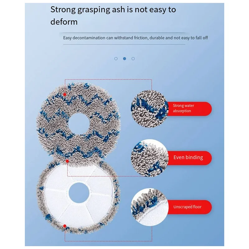 M17K-For Ecovacs X5 PRO Sweeping Robot Accessorie Mop Dust Bag Mop Consumables Side Roller Brush Filter Elements Side Brush