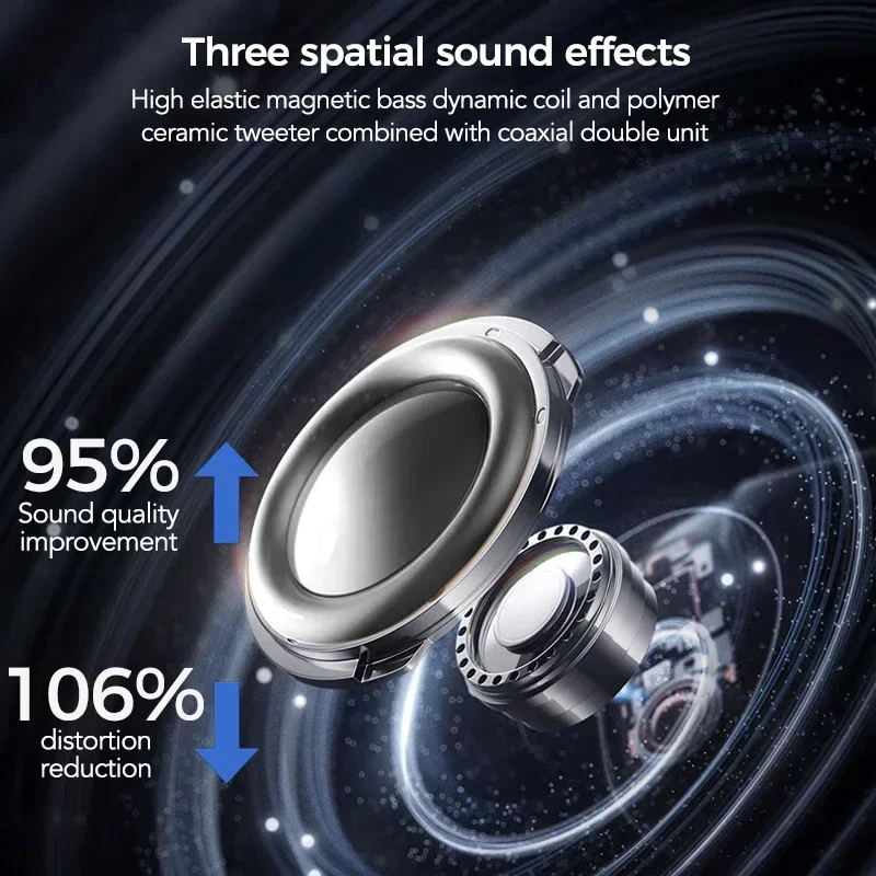 سماعات HTC NE11 بلوتوث V6.0 AI مترجم سماعات أذن مفتوحة الأذن سماعات لاسلكية شاشة LCD ستيريو 8 ساعات طويلة العمر #5