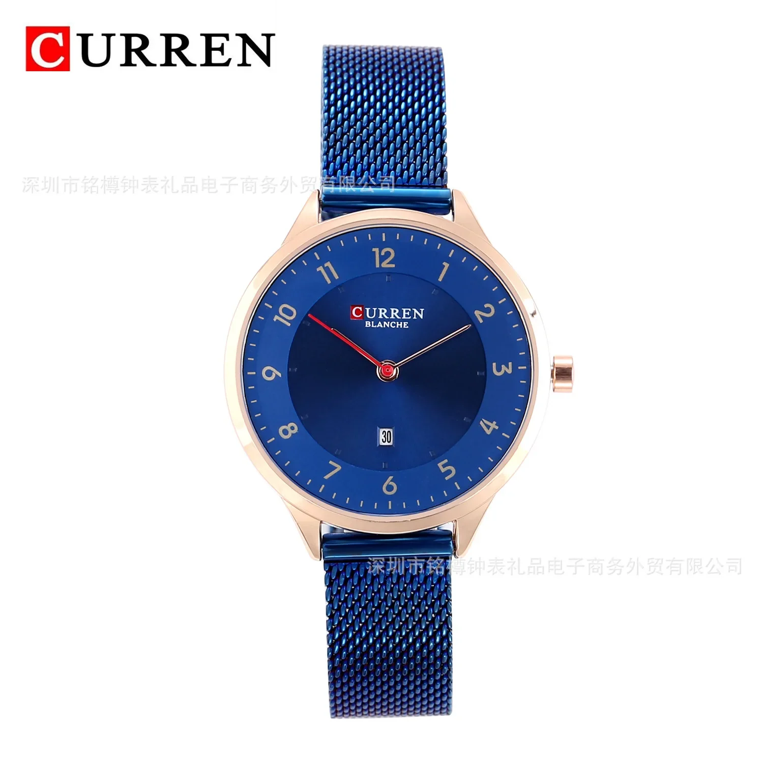 

Curren 9035 Ladies Watch Calendar Fashion Casual Steel Band Watch Waterproof Quartz Watch