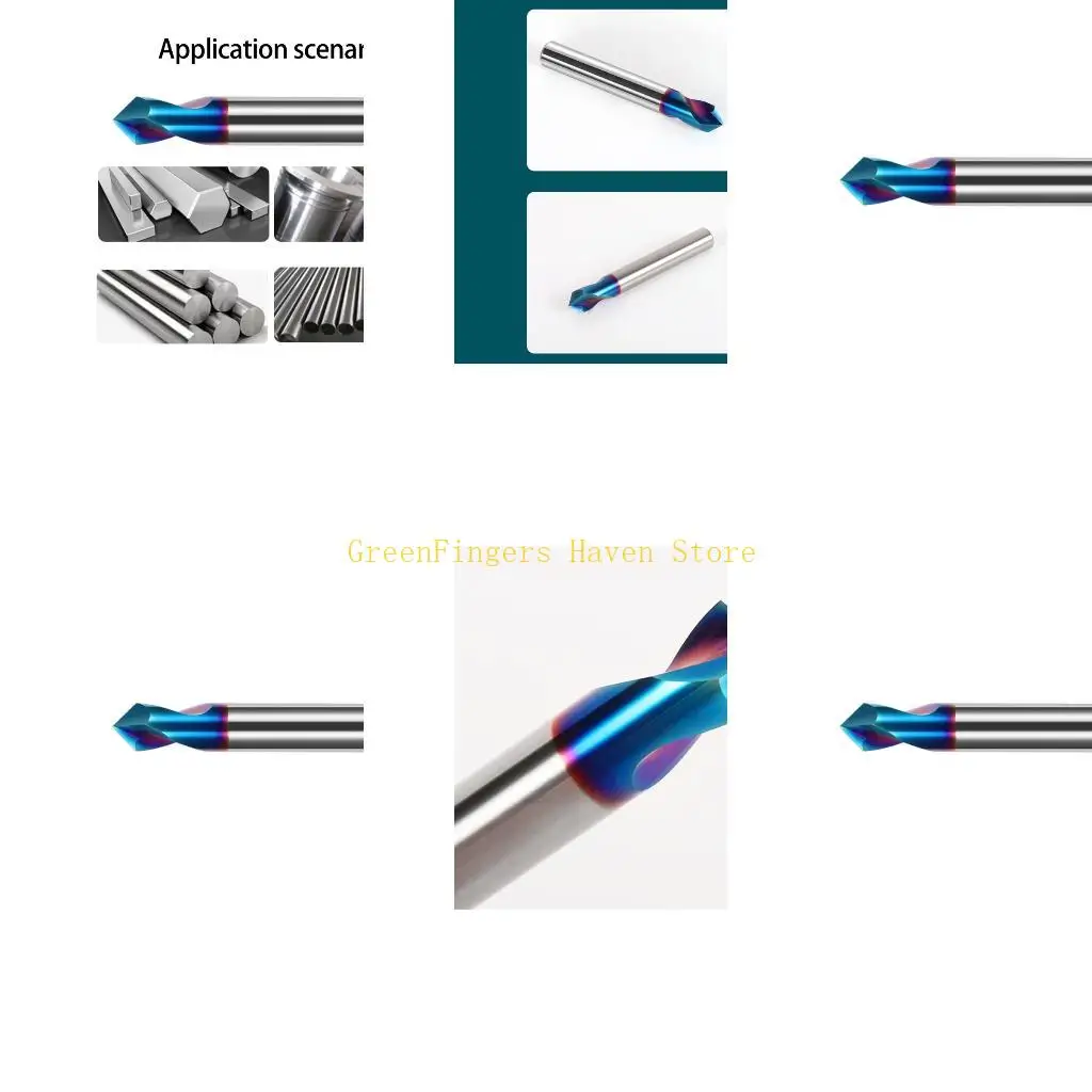 

F68D Professional Location Center Milling Cutter Hardness Plastic Cutting Tool Milling Accessories Smooth Cutting End Mill