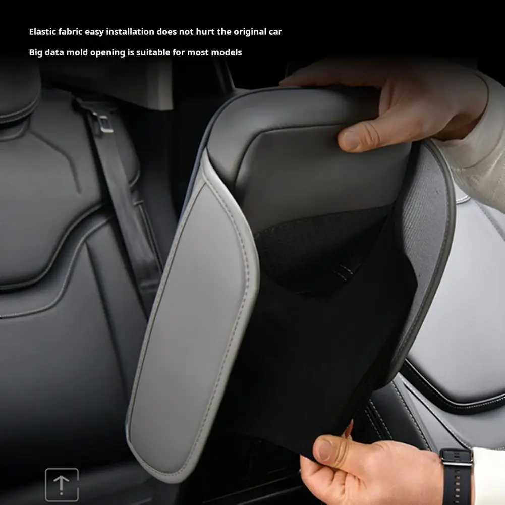 Auto Armrest Box Mat Car Armrest Cover Faux Leather Armrest Box Cover for Car Relieve Driving Fatigue Protect Center Console