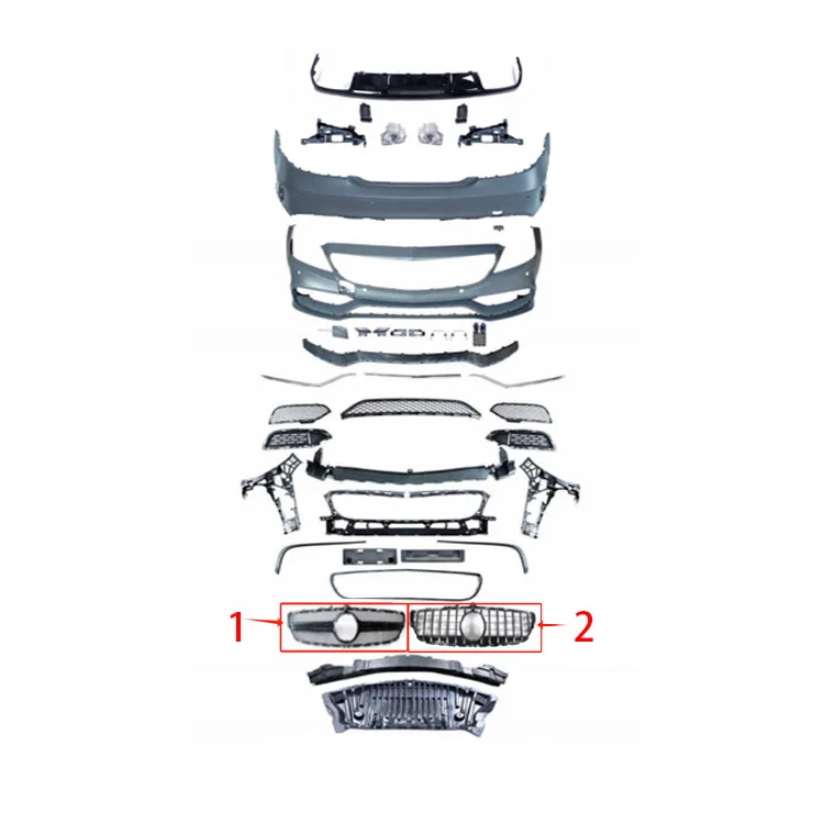 

Damei Auto Parts W218 2011-2018 Upgrade Old To New Style Body Kits Car Bumpers Modification LCI CLS63 Body Kit For Mercedes Benz