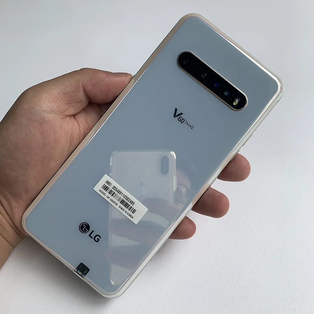 Smartphone intelligent LG V60 ThinQ V600VM V600TM 5G NFC 8 Go + 128 Go 6,8'' 64 MP + 13 MP + 10 MP Snapdragon 865 Octa-Core Android
