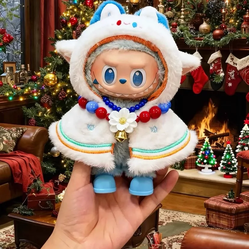 

Для Labubu Kawaii Рождественская одежда Кукла 17 см V1 V3 Кукла Одежда Аксессуары Аниме Милая одежда Кукла Игрушка Подарки Набор украшений