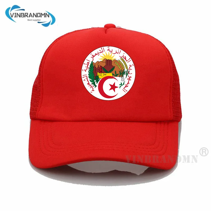 New Fashion Republic of Algeria Algerian Flag Bucket Hats Summer Visor Hip Hop Casual Fishing Hats Cotton Special Baseball Caps