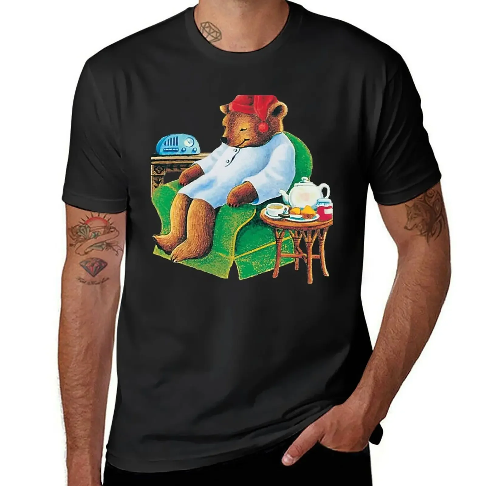 

celestial seasoning sleepytime tea bear Classic T-Shirt oversizeds man clothes black t-shirts for men