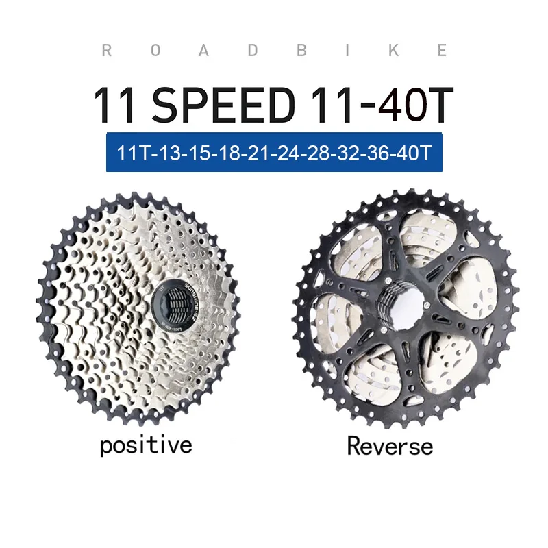 SUNSHINE 10 speed cassette MTB Bicycle Freewheel 10v Sprocket for SRAM/SHIMANO/SENSAH HG Compatible with 8-12s Mountain bikes