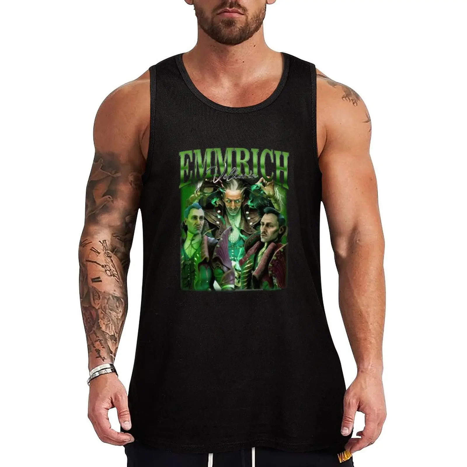 Emmrich Volkarin Dragon Age Veilguard Tank Top Men gym sportswear gym clothes men gym shirt man singlets for men