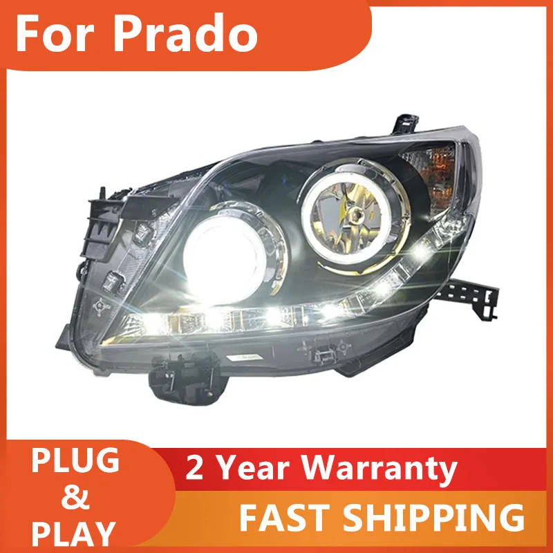 

KOWELL Car Styling for Toyota Prado Headlights 2010 2011-2013 Prado Head Light DRL Turn Signal Low High Beam Projector Lens