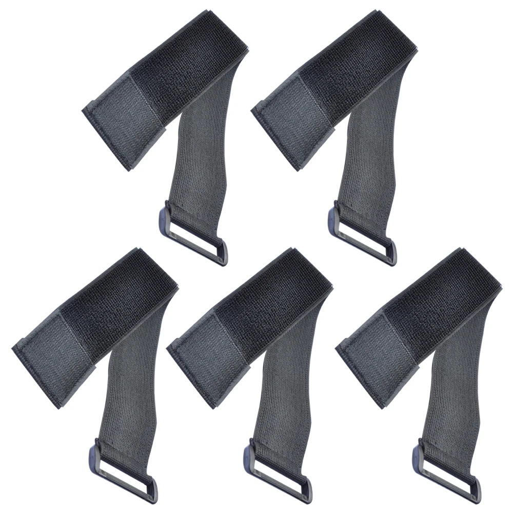 

5 Pcs Tie Belts Buckle Bundling Footsteps Game Webbing Sundries Leg Polyester Elastic Man 30cm