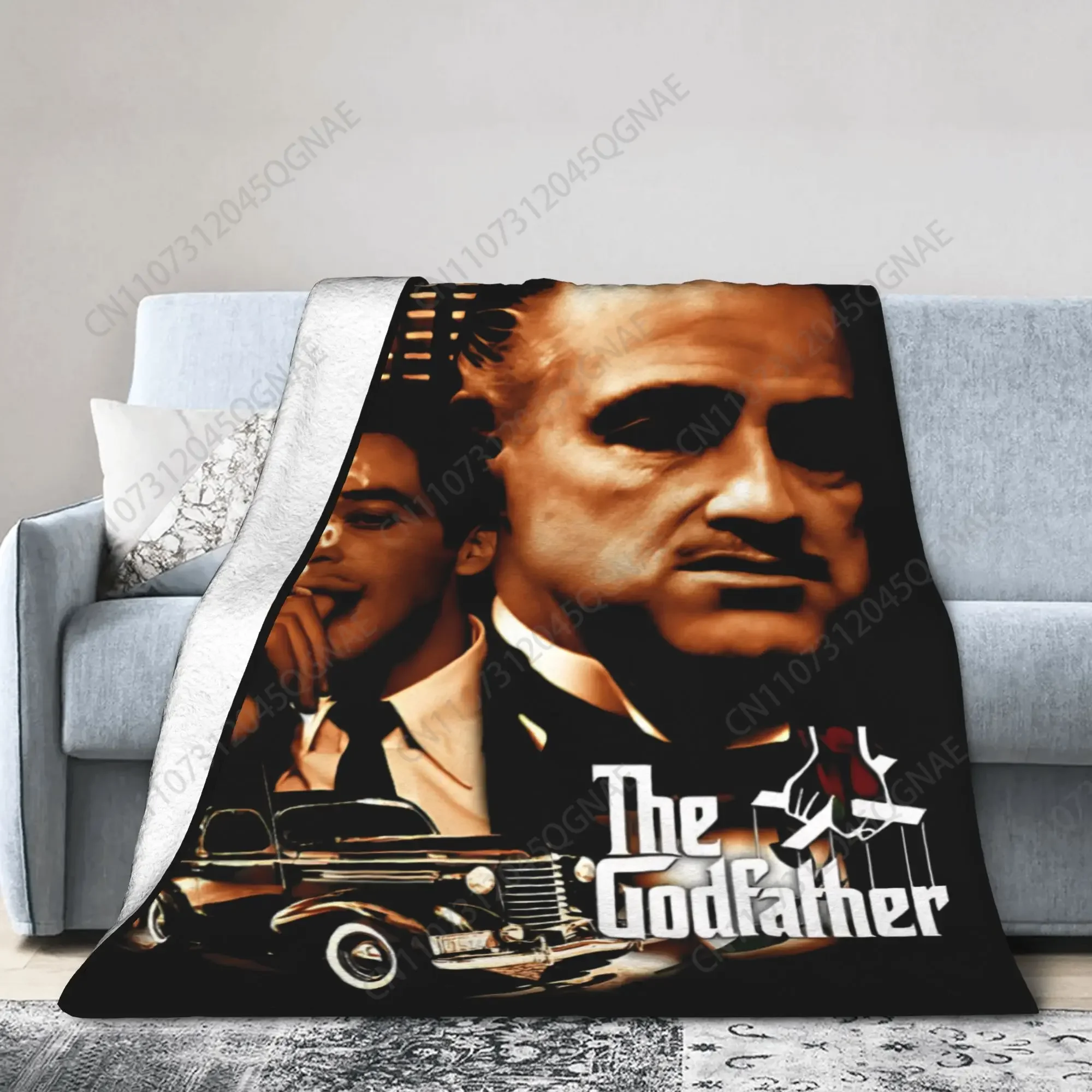 Custom The Godfather Film Blanket Cover Wool Throw Blankets Home Couch Printed Ultra-Soft Warm Bedspreads,