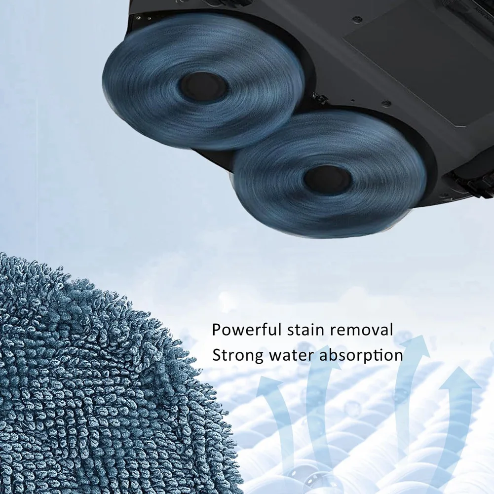 

Efficient-12-Pack Robot Vacuum Replacement Accessories Replacement Dust Bags & Mop Pads For Eufy X10 Pro Omni