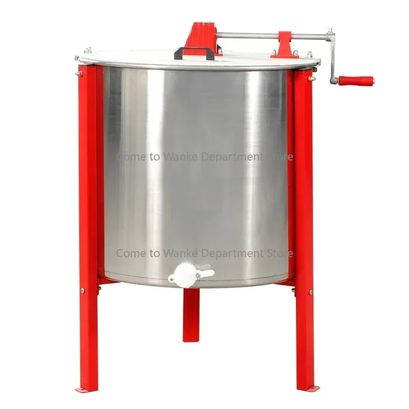 

Beekeeping Equipment 6 Frames Manual Honey Centrifuge Machine Stainless Steel Honey Extractor