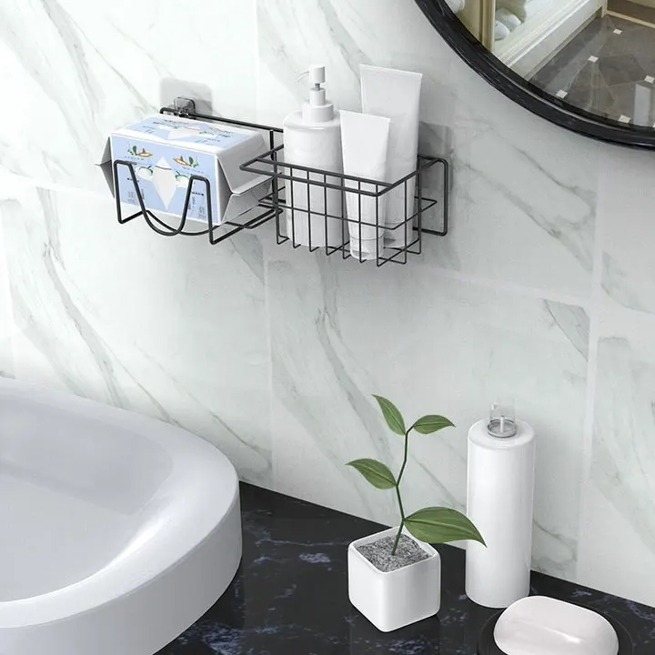 zq Disposable Face Cloth Washstand Bathroom Wall-Mounted Storage Rack Bathroom Toilet Storage Box