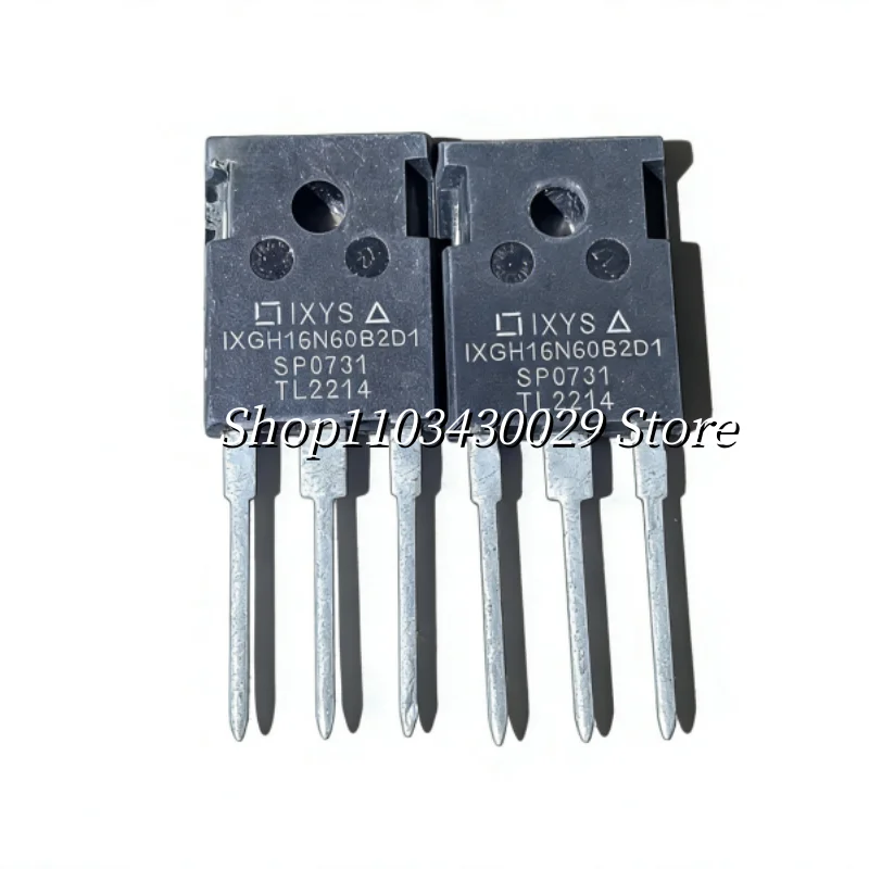 10Pcs new original IXGH16N60B2D1 IGBT TO-247 600V 16A power semiconductor, suitable for motor driven inverters