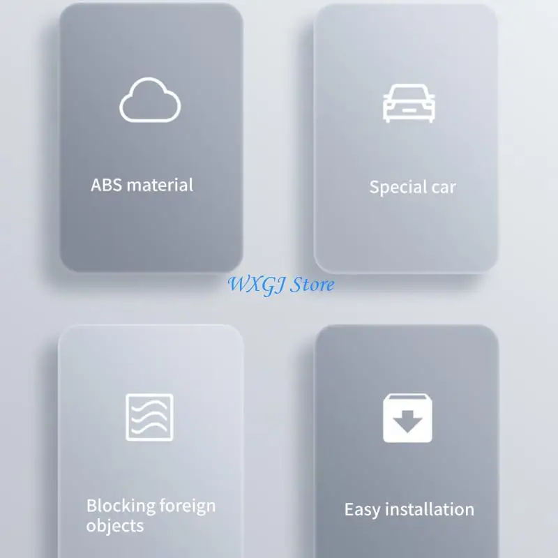 

37JE Center Console Armrest Box Back Conditioner Outlet Grille Protectorfor Car 3/Y