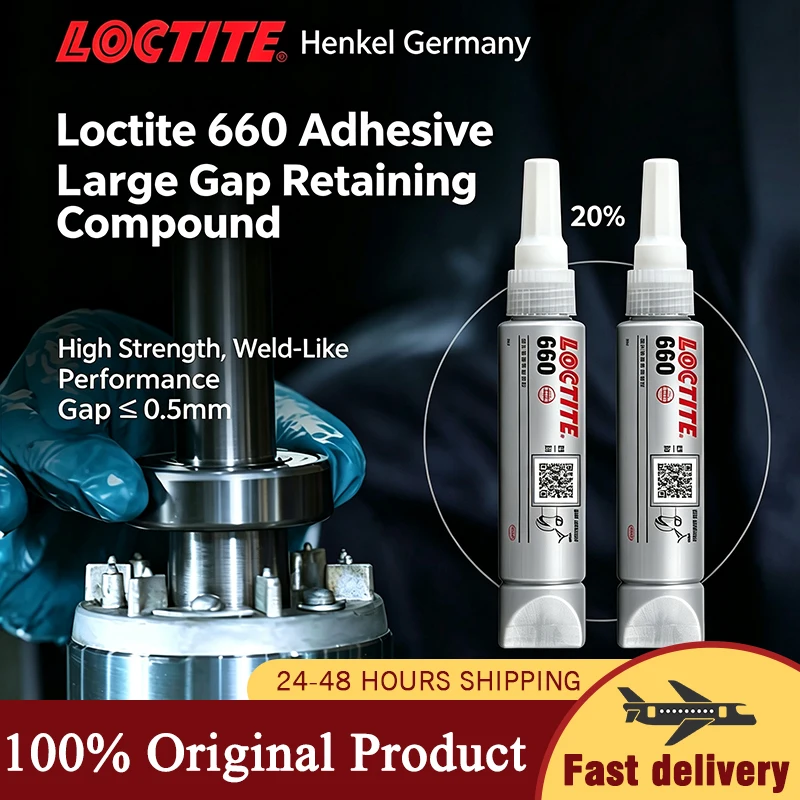 Original Loctite 660 Retaining Compound Anaerobic Sealant High Strength Threadlocker 50ml