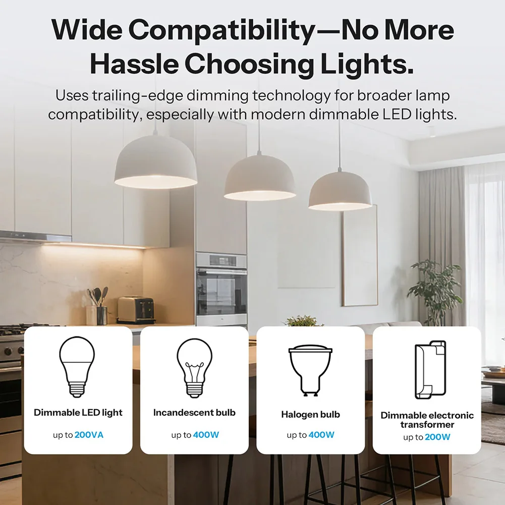 

Модуль диммера Zigbee для MINI ZBDIM с мониторингом энергопотребления в реальном времени, плавное затемнение, 220-240В, 10А, 400Вт, белый, ПК-пластик