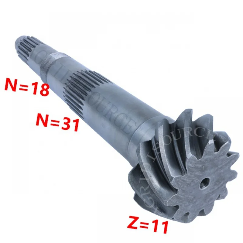 China-Made：Large/small bevel gear shaft For foton lovol 504/604/704 tractors parts Number: FT300.38.141/TB704.382-01