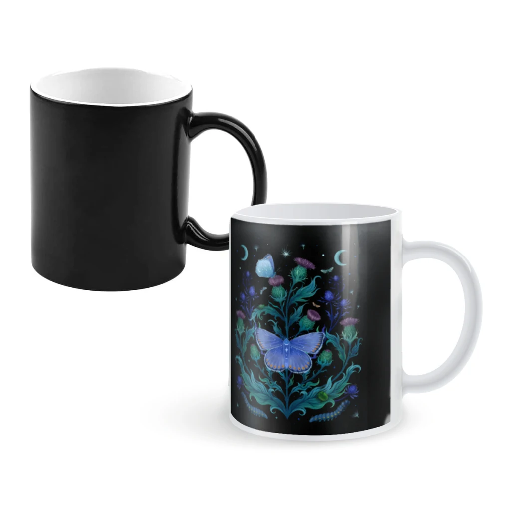 

Luna and ThistleCoffee Mugs And Mug Creative Color Change Tea Cup Ceramic Milk Cups Novelty Gifts